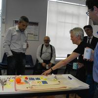 During a “think tank” on Intergenerational Contact Zones hosted by the Oxford Institute of Population Ageing, workshop participants engaged in an exercise aimed at exploring ways to apply intergenerational design concepts in various community settings.